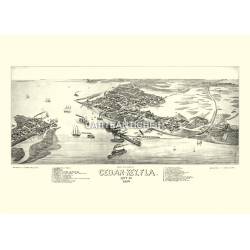 Cedar Key, Florida (1884)