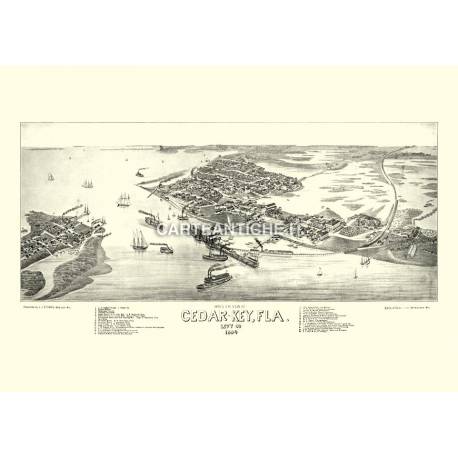 Cedar Key, Florida (1884)