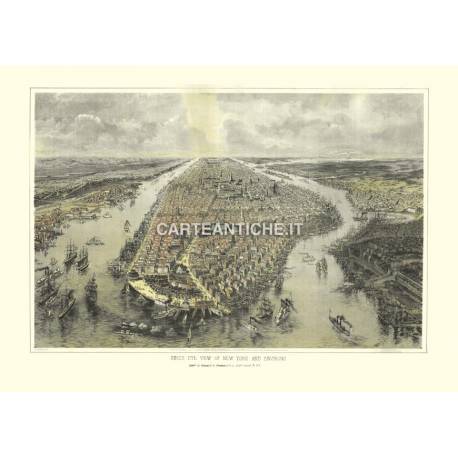 Veduta di New York (1866)