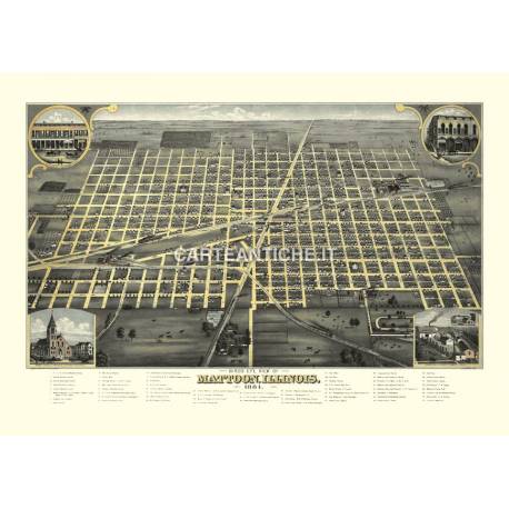 Mattoon, Illinois (1884)