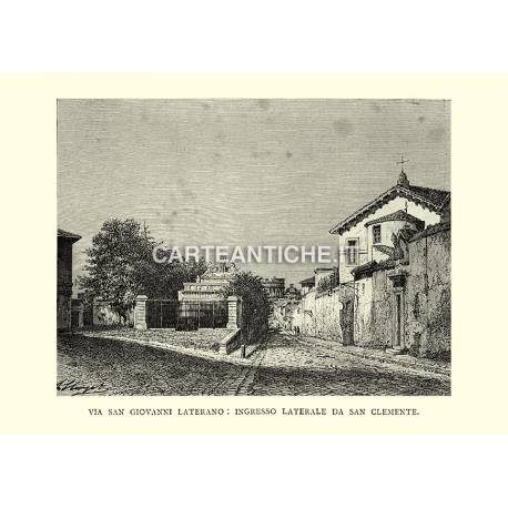 Via San Giovanni Laterano, entrata San Clemente