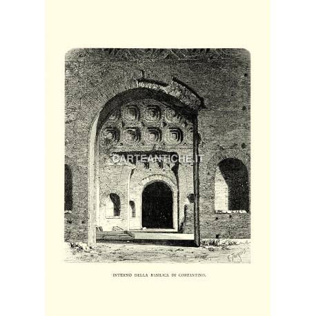Interno della Basilica di Costantino.