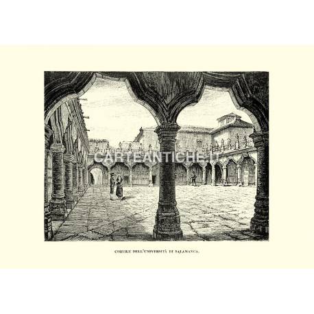 Cortile dell'università di Salamanca.