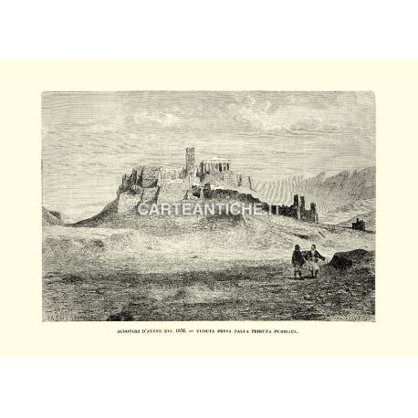 Acropoli d'Atene nel 1876. Veduta presa dalla tribuna pubblica.