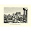 Veduta antica dei monumenti dell'Acropoli