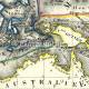 Carta geografica dell'Oceania (1852). Zoom 1/3