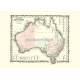 Carta geografica dell'Australia (1861)