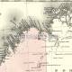 Carta geografica dell'Australia (1861). Zoom 1/3