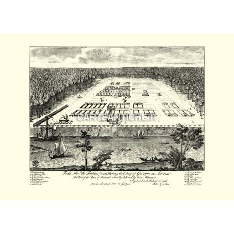 Savannah, Georgia (1734)