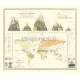 Carta antica: Vegetazione nel Mondo 03 - 1854