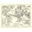 Carta antica: Animali nel Mondo 04 - Woodbridge 1831