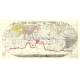 Carta antica: Mappa Giapponese del Mondo 09 - Naniwa 1785