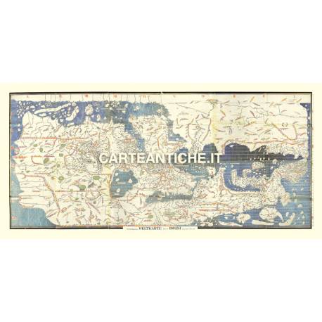Carta antica: Mappamondo 10 - Idrisi 1154