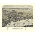 Veduta antica USA: Jacksonville 1874