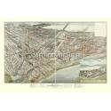 Veduta antica USA: Kansas City 1895